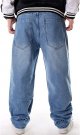Men's Relaxed Fit Classic Jeans Baggy Comfort Plain Hip Hop Denim Pants